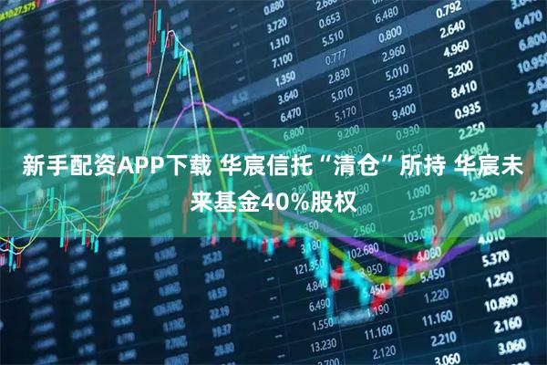 新手配资APP下载 华宸信托“清仓”所持 华宸未来基金40%股权