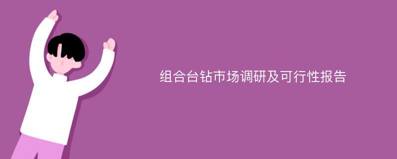 组合台钻市场调研及可行性报告